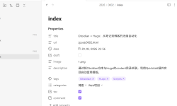 Featured image of post Obsidian & Hugo：从笔记到博客的无缝自动化